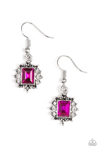 Paparazzi Accessories Cant Stop The REIGN - Pink Earrings 