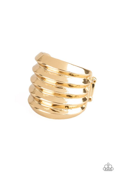 Paparazzi Accessories Hit Em Where It Hurts - Gold Ring 