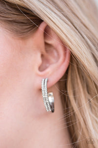 Paparazzi Accessories Slay Your Way - White Earrings 