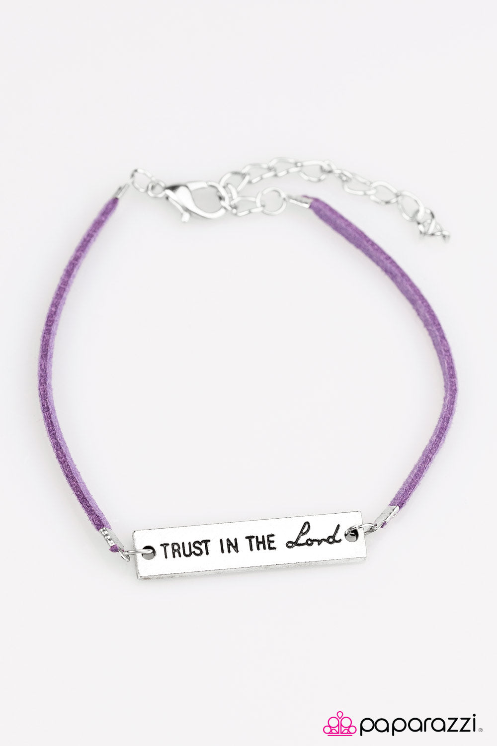 Paparazzi Accessories Have Faith - Purple Bracelet 