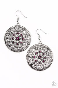 Paparazzi Accessories Catch A Chill - Purple Earrings 