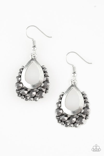 Paparazzi Accessories Table For Two - Silver Earrings