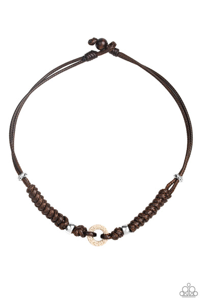 Paparazzi Accessories Beach Cruise - Brown Necklace