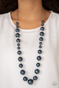 Paparazzi Accessories Pearl Prodigy - Blue Necklace & Earrings 