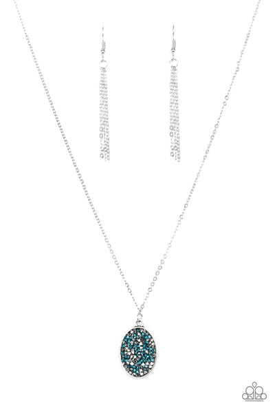 Paparazzi Accessories Star-Crossed Stargazer - Blue Necklace & Earrings 