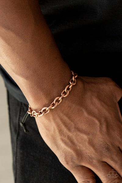 Paparazzi Accessories Rumble - Copper Bracelet 