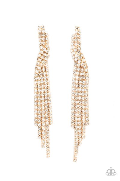 Paparazzi Accessories Cosmic Candescence - Gold Earrings