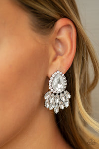 Paparazzi Accessories A Breath of Fresh HEIR - Black Post Earrings 