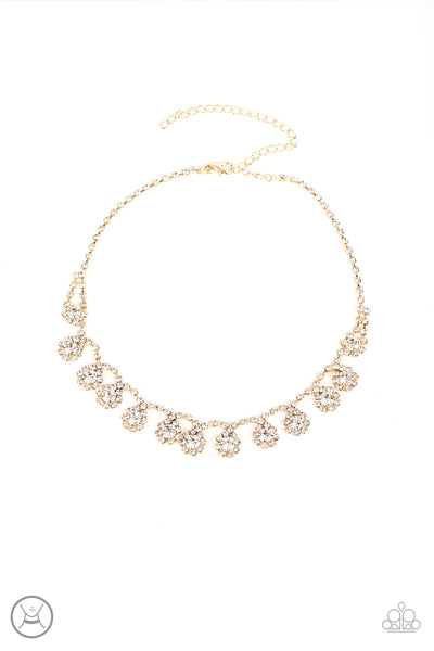 Paparazzi Accessories Princess Prominence - Gold Necklace & Earrings