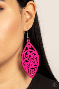 Paparazzi Accessories Coral Garden - Pink Earrings
