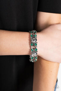 Paparazzi Accessories Definitively Diva - Green Bracelet