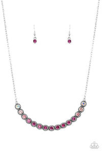 Paparazzi Accessories Throwing SHADES - Pink Necklace & Earrings