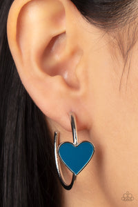 Paparazzi Accessories Kiss Up - Blue Earrings