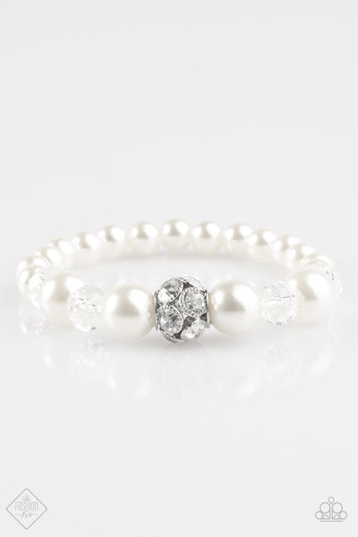 Paparazzi Accessories Lets Get Hitched! - White Bracelet