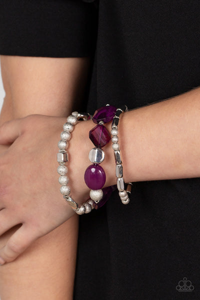 Paparazzi Accessories Marina Magic- Purple Bracelet