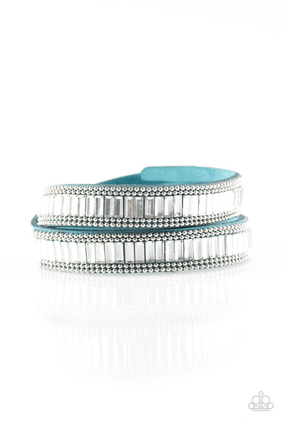 Paparazzi Accessories True GLITZ - Blue Bracelet 