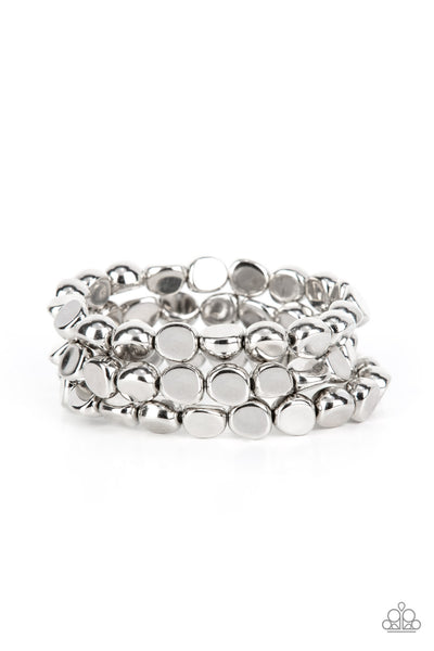 Paparazzi Accessories HAUTE Stone - Silver Bracelet