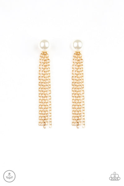 Paparazzi Accessories Rebel Refinement - Gold Post Earrings 