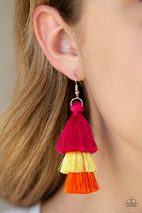 Paparazzi Accessories Hold On To Your Tassel! - Multi Earrings 