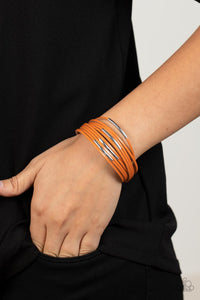 Paparazzi Accessories Suburban Outing - Orange Bracelet
