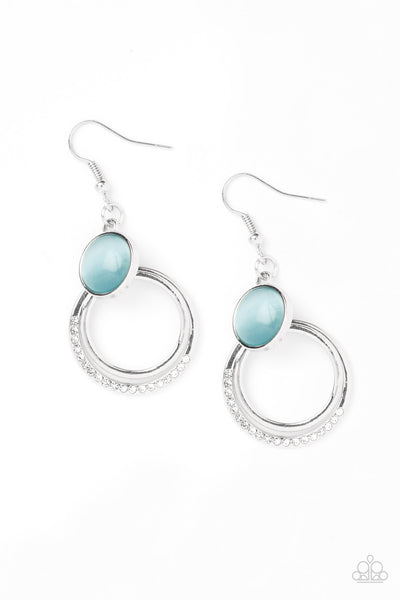 Paparazzi Accessories Dreamily Dreamland - Blue Earrings 