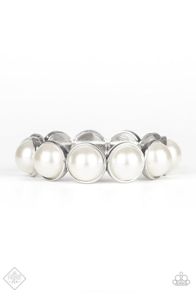 Paparazzi Accessories Society Socialite White Bracelet 