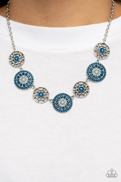Paparazzi Accessories Farmers Market Fashionista - Blue Necklace & Earrings
