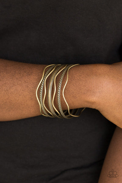 Paparazzi Accessories Zesty Zimbabwe - Brass Bracelet 