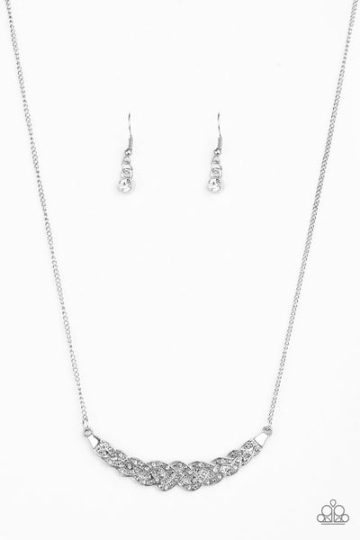 Paparazzi Accessories Whatever Floats Your YACHT - White Necklace & Earrings 