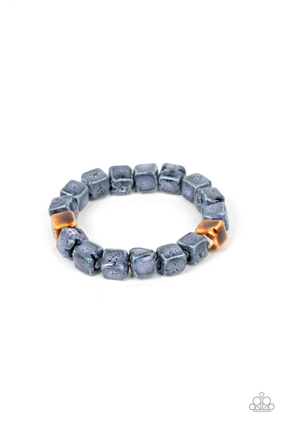 Paparazzi Accessories Glaze Craze - Blue Bracelet