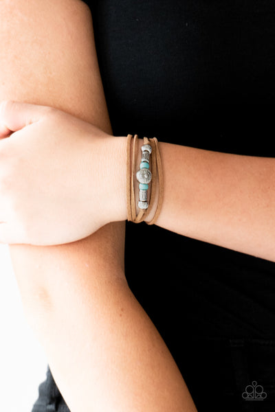 Paparazzi Accessories Find Your Way - Blue Bracelet 