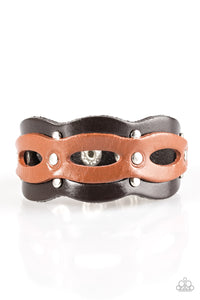 Paparazzi Accessories SPURS Of The Moment - Brown Bracelet 
