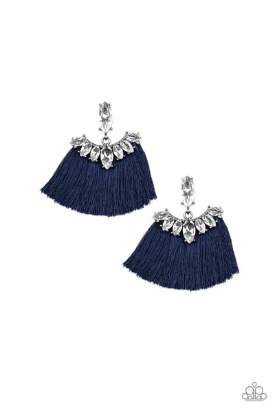 Paparazzi Accessories Formal Flair - Blue Earrings 