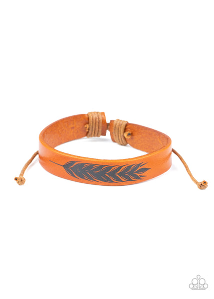 Paparazzi Accessories This QUILL All Be Yours - Brown Bracelet 