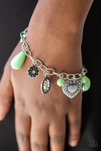 Paparazzi Accessories Summer Adventure - Green Bracelet 