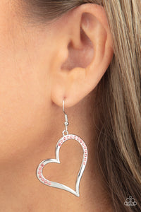 Paparazzi Accessories Tenderhearted Twinkle - Pink Earrings