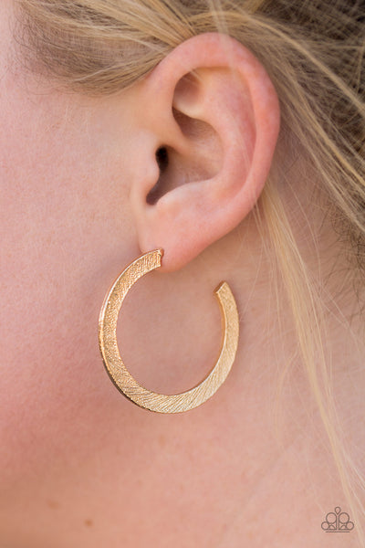 Paparazzi Accessories HAUTE Glam - Gold Earrings