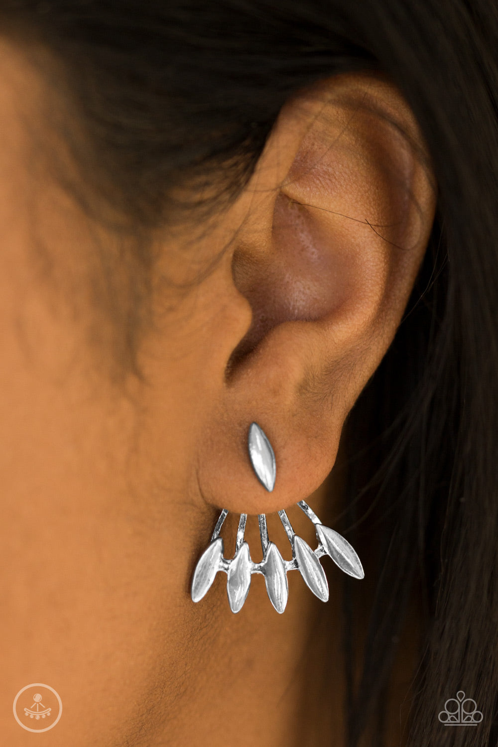 Paparazzi Accessories Radically Rebel - Silver Earrings 