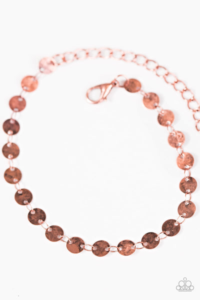 Paparazzi Accessories Spotlight Social - Copper Bracelet 