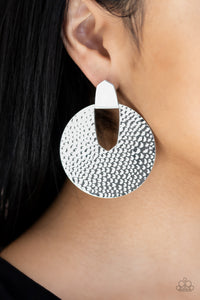 Paparazzi Accessories Bold Intentions - Silver Earrings 