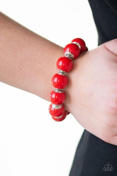 Paparazzi Accessories Candy Shop Sweetheart - Red Bracelet 