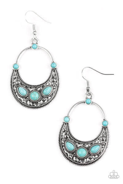 Paparazzi Accessories Paleo Paradise - Blue Earrings 