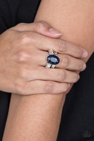 Paparazzi Accessories Shine Bright Like A Diamond - Blue Ring