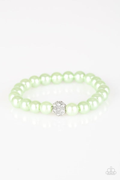 Paparazzi Accessories Im Here For The Bride - Green Bracelet 