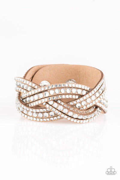 Paparazzi Accessories Bring On The Bling - Brown Bracelet 