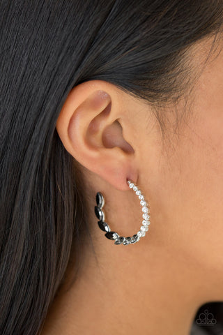 Paparazzi Accessories Prime Time Princess - Black Earrings 