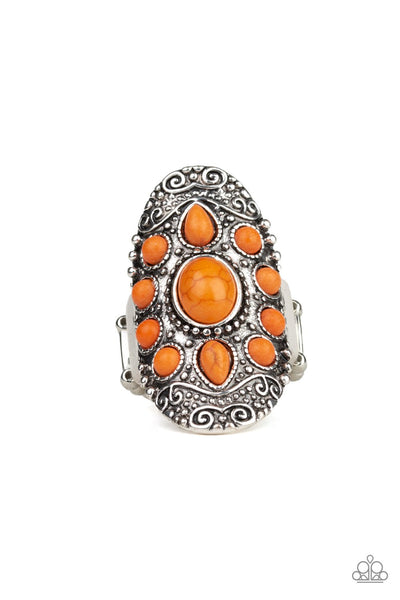 Paparazzi Accessories Stone Sunrise - Orange Ring
