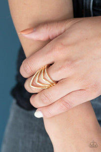 Paparazzi Accessories The Main Point - Gold Ring