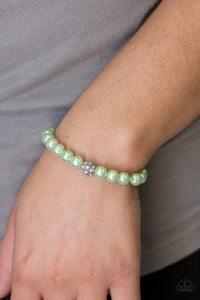 Paparazzi Accessories Im Here For The Bride - Green Bracelet 