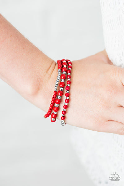 Paparazzi Accessories Anasazi Desert - Red Bracelet 